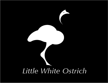 The Little White Ostrich Productions Logo